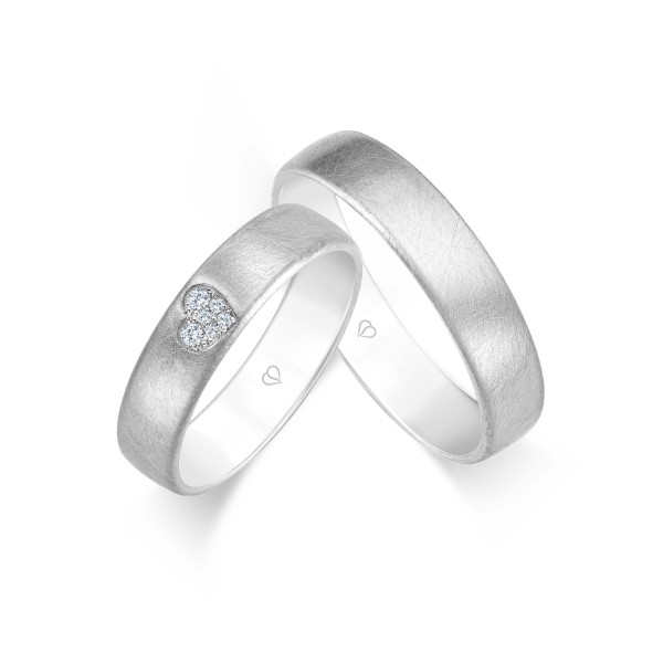 Trauringe Weißgold