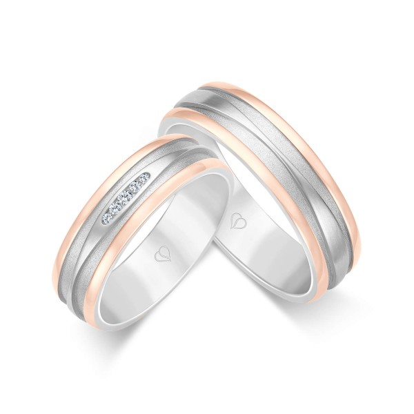 Trauringe Mehrfarbig