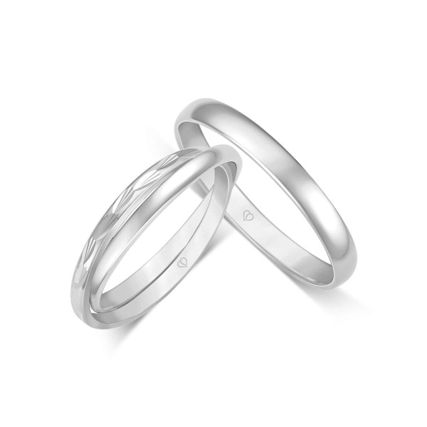 Trauringe Weißgold