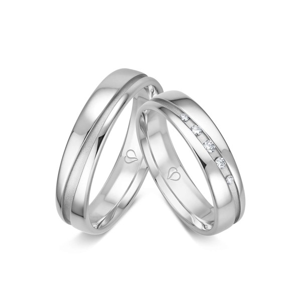 Trauringe Weißgold