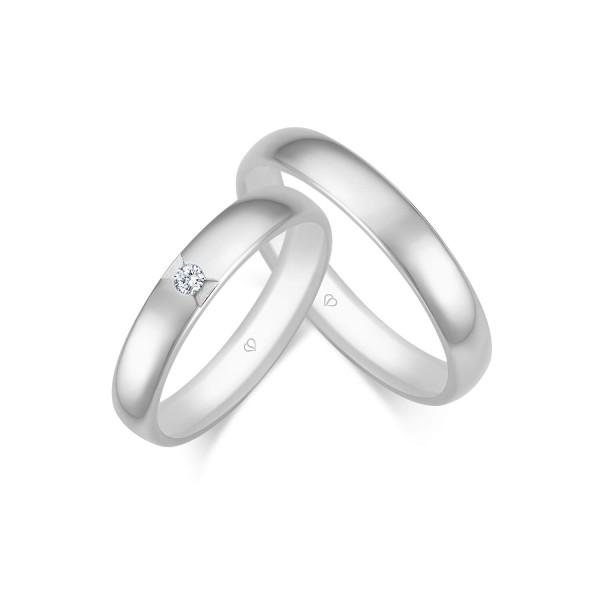 Trauringe Weißgold